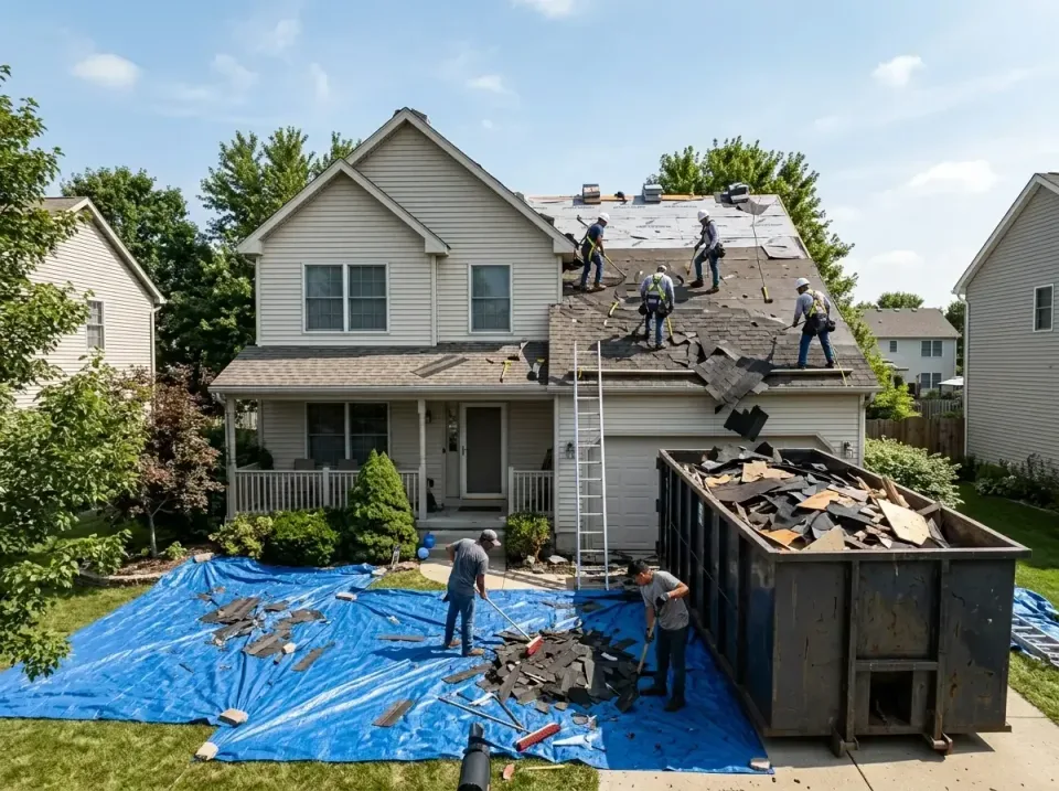 roof-replacement-debris-remova-004 — frequently asked questions, Cheapest Dumpster Rentals in Hinckley, IL